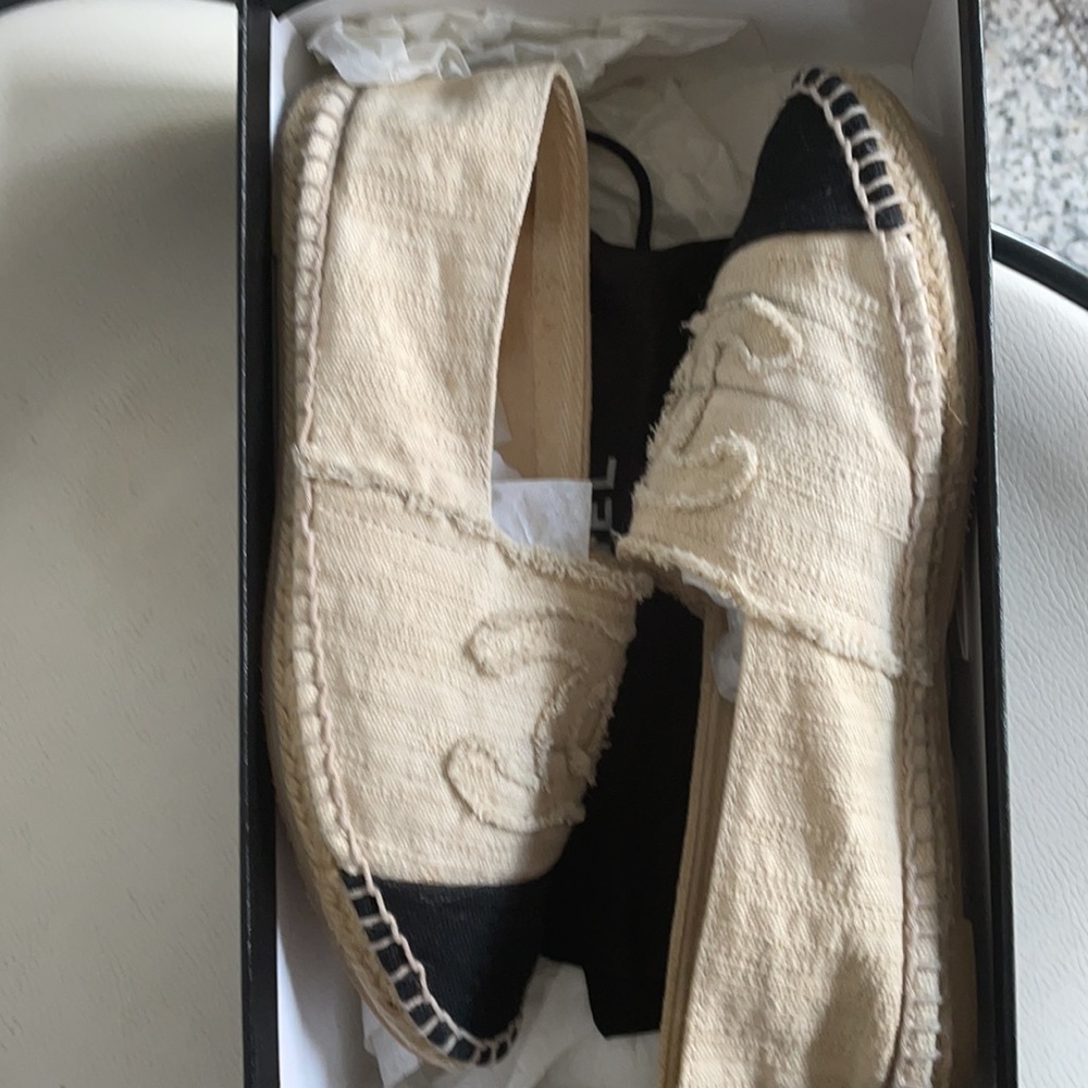 🖤Chanel canvas espadrilles 38🤍 - Picture 4 of 17